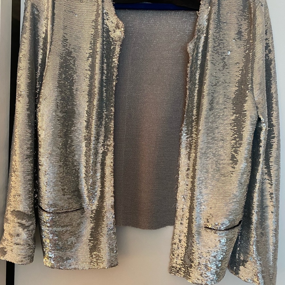 IRO Silver Bomber Jacket